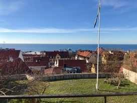 Trea med balkong och bästa utsikten i Visby!