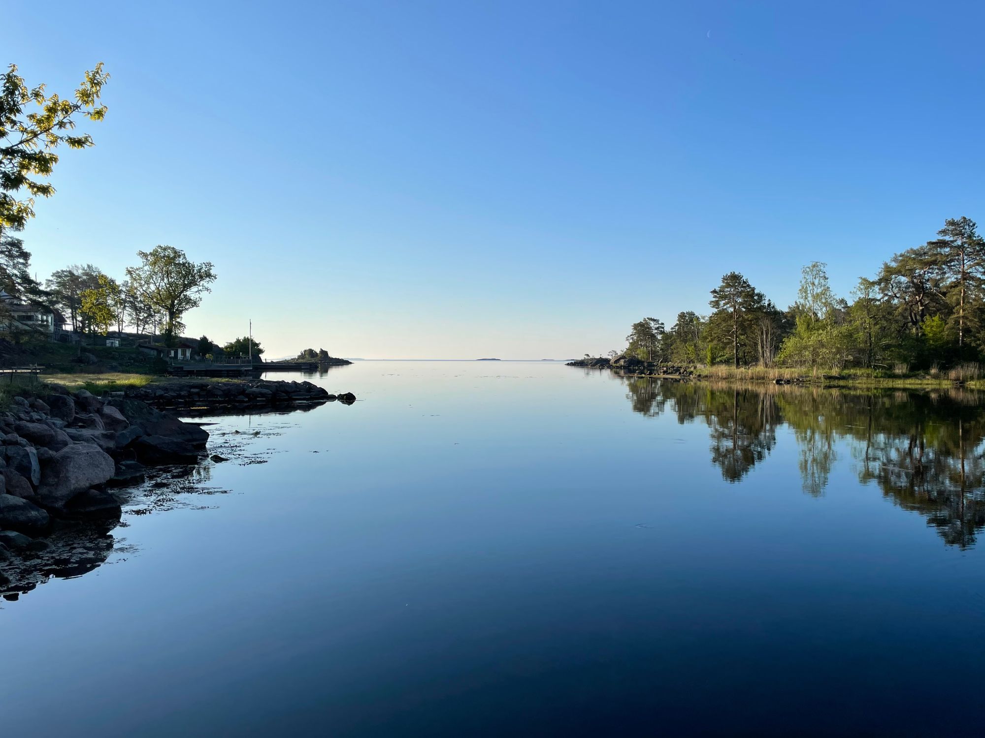 Fantastisk utsikt över havet