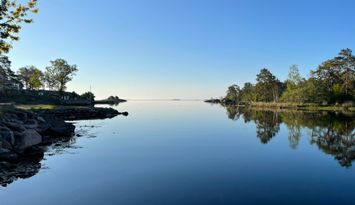 Fantastisk utsikt över havet