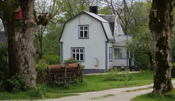 Mysigt villa på lantgård i Köpmannebro