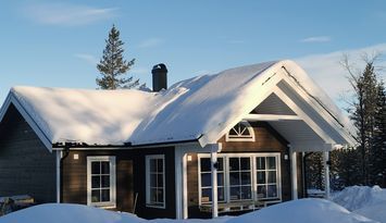 Nybyggd fjällstuga, Fjätervålen, Idre