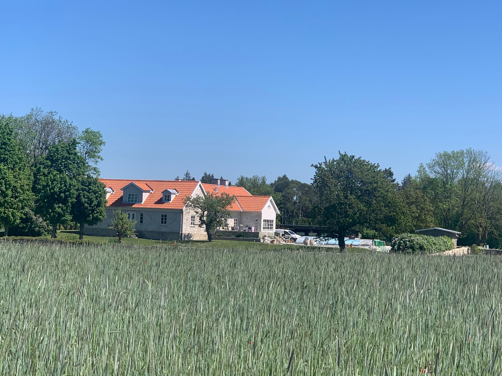Kalkstenshus med pool, nära havet på Södra Gotland – bild 21 av 24