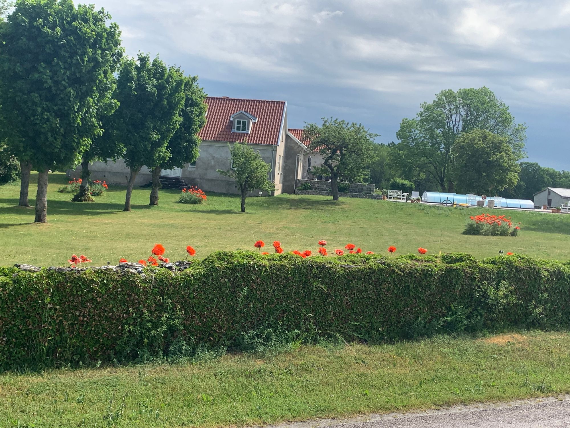 Kalkstenshus med pool, nära havet på Södra Gotland – bild 23 av 24