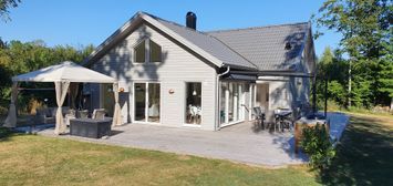 Newly built house close to the sea