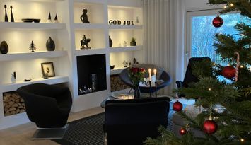 Poolvilla vid strand