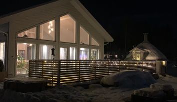 Nybyggd villa för många på skidort!