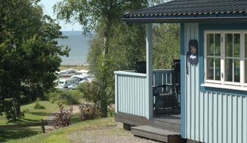 Stuga med havsutsikt