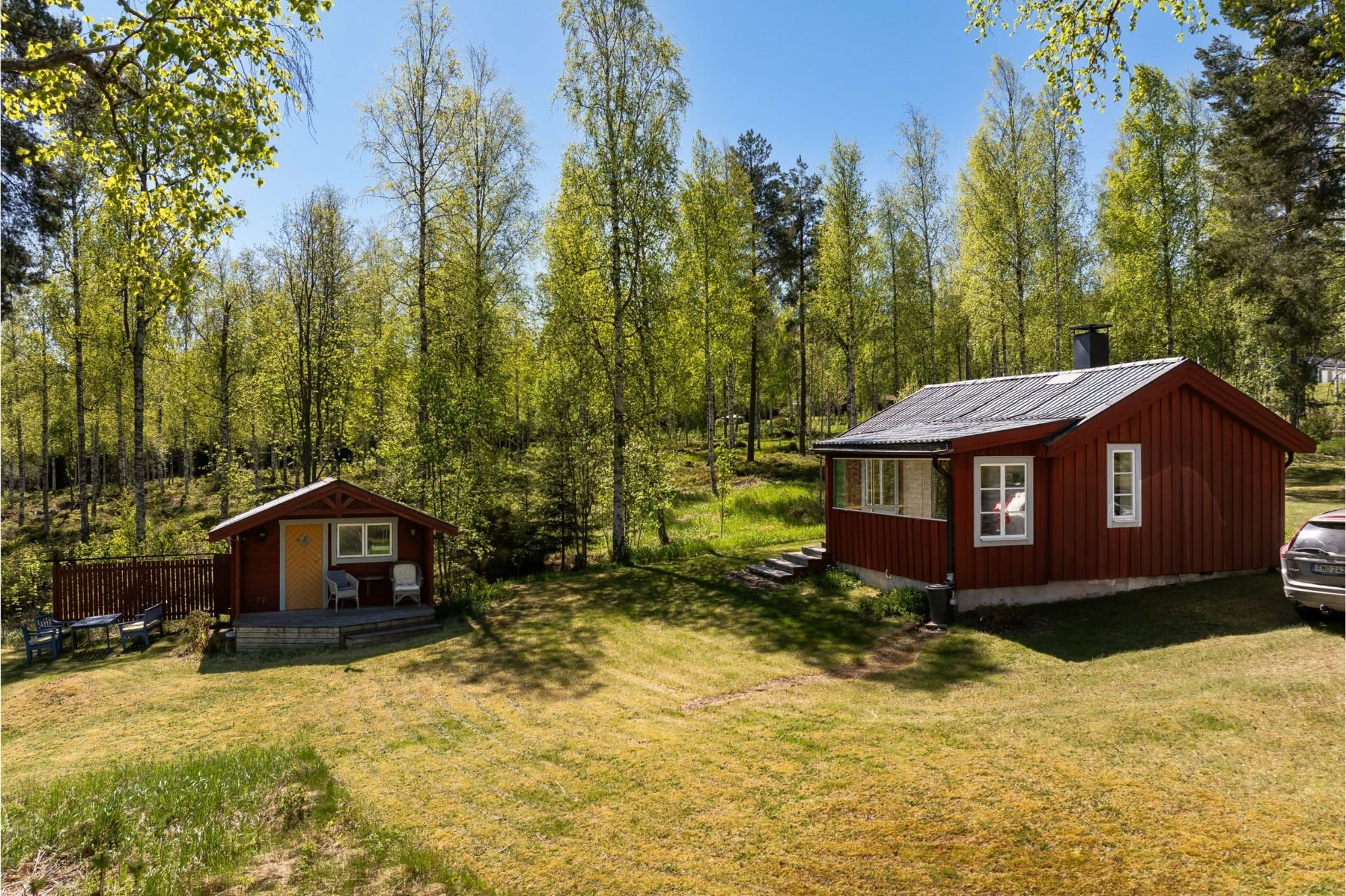 Egen badplats & brygga i Leksand