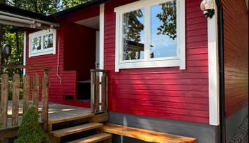 Stuga i Skogaby vid Lagan