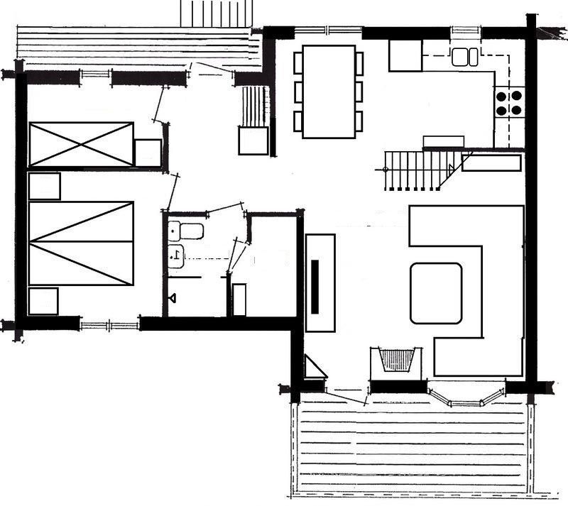 Mysigt parhus med fin utsikt – bild 13 av 14