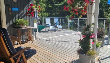 Malma Storsjön, Värmdö. Sjöutsikt, egen brygga