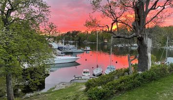 Första parkett vid havet i Nacka