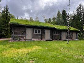 Blockhaus mit Privatstrand, Steg und 8 Betten.