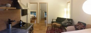 Apartment with two double rooms.
