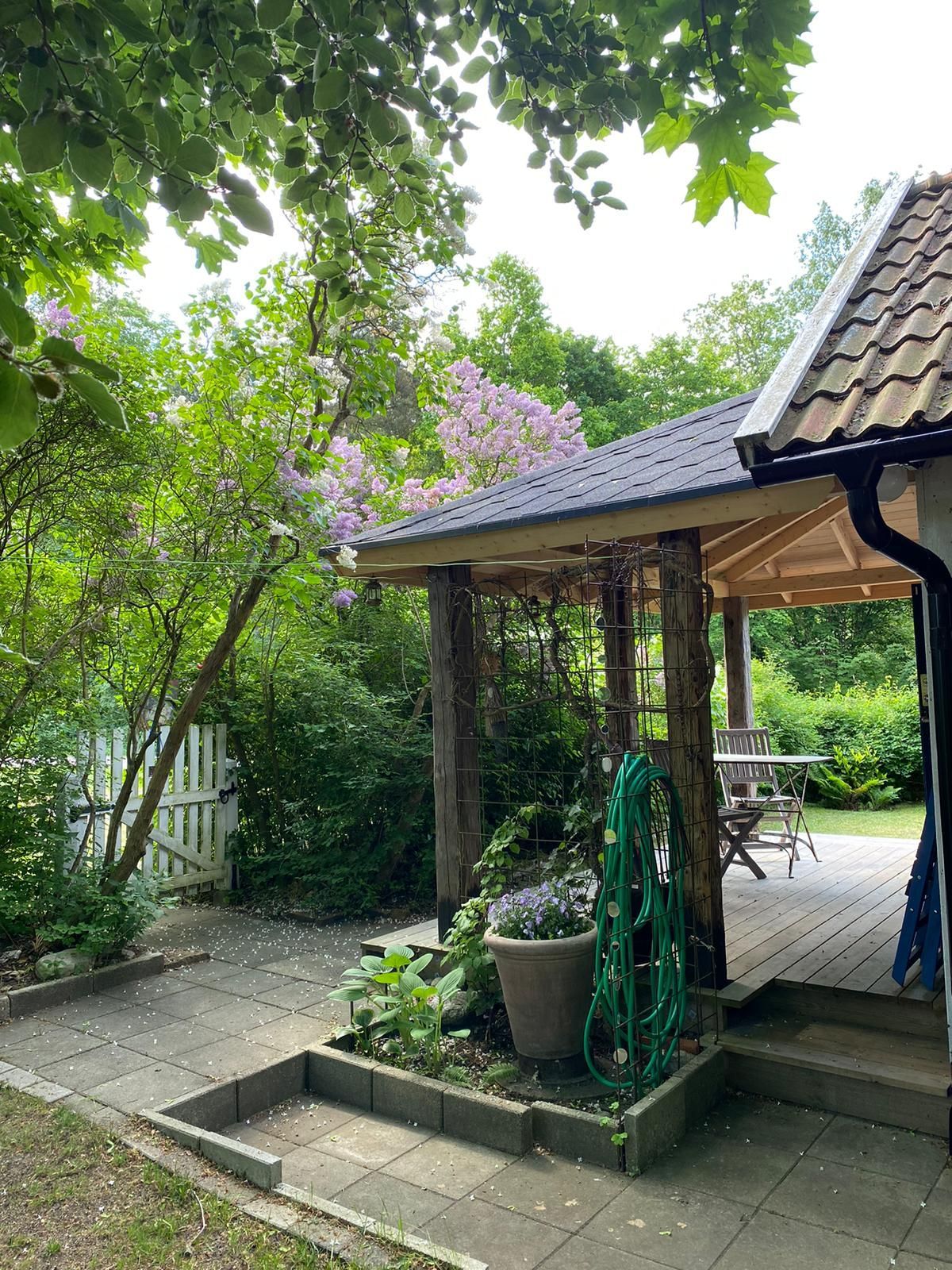 Mysig stuga i naturreservatet Sandskogen, Ystad