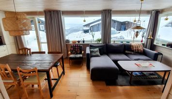 Mysig 58 kvm lägenhet med bastu & nära till backen