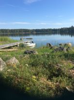 Stuga vid havet - Egen brygga i Lubban