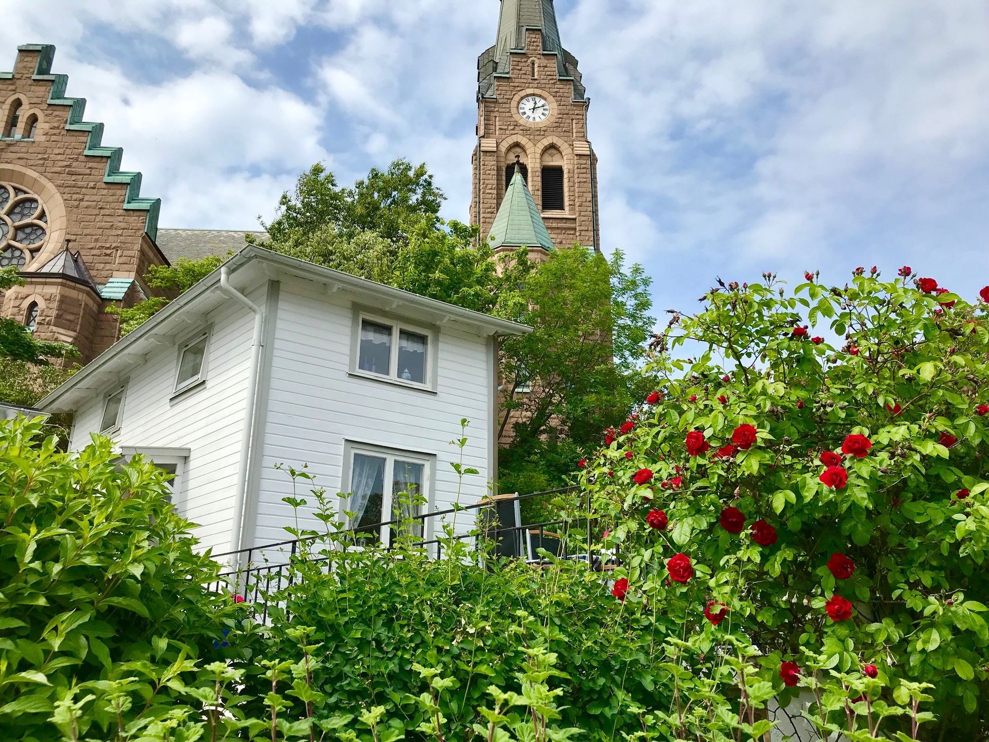 Gårdshus mitt i stan