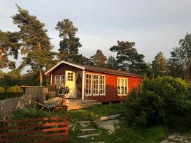 Stuga med utsikt utanför Göteborg
