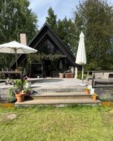 Unikt hus i dansk design 150 m från vattnet