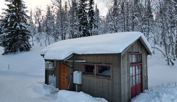 Nybyggd mysig stuga Lillskarven i Bruksvallarna