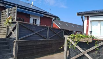 Hörnlägenhet med stor altan.