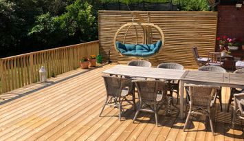 Villa med fyra sovrum i Trosa centrum