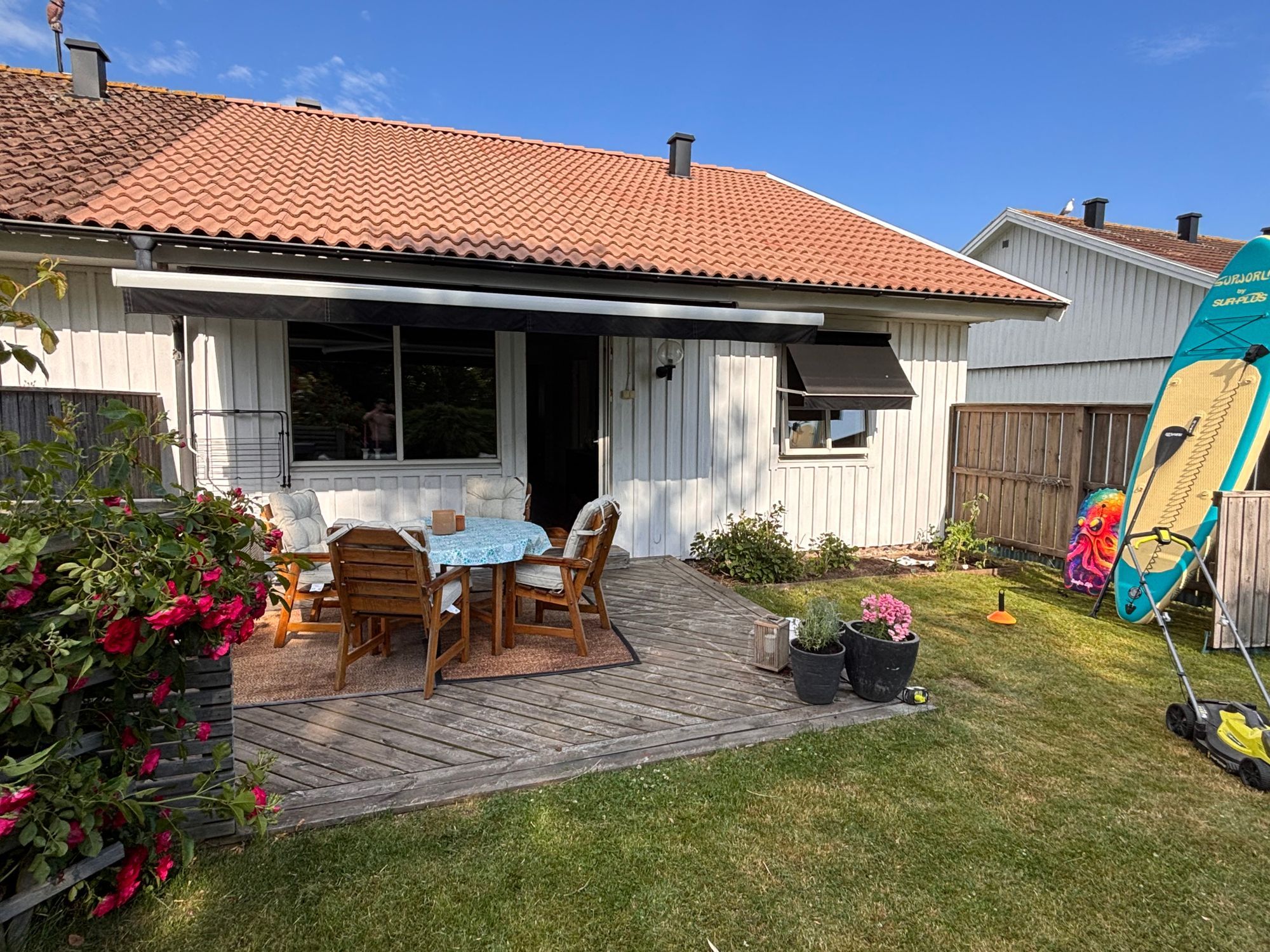 Litet radhus i fiskarläget Glommen, Falkenberg