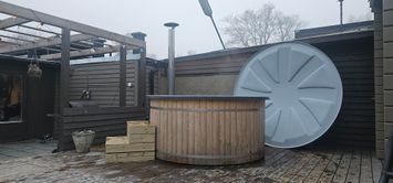 Riktig semesterkänsla nära stranden