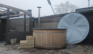 Riktig semesterkänsla nära stranden