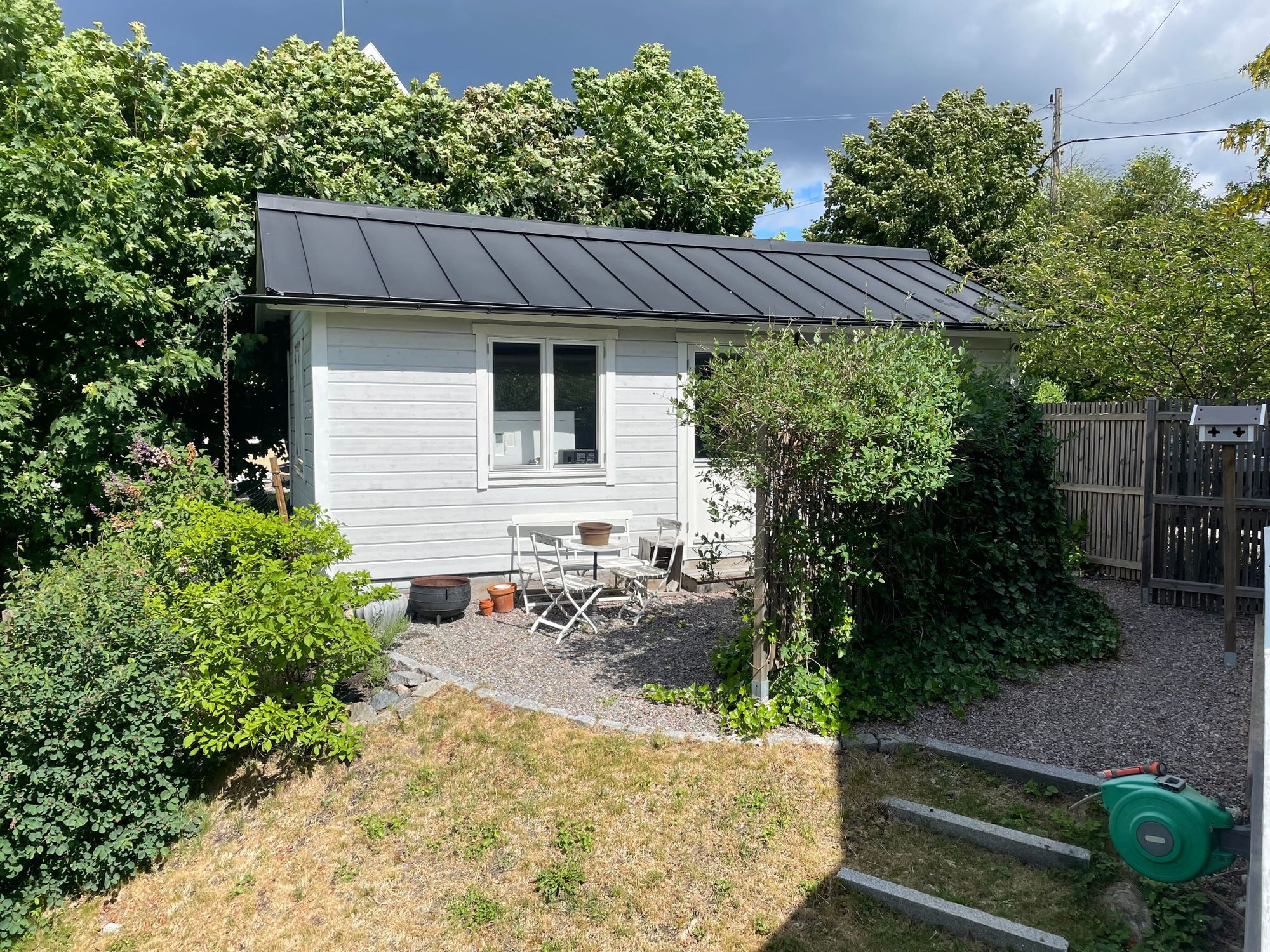Stuga nära havet