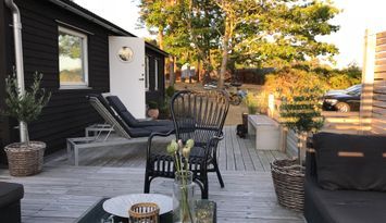 Stuga & gäststuga med 7 bäddar i Espevik, Varberg
