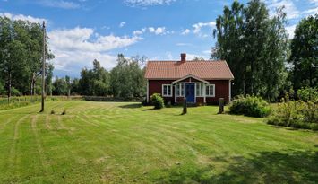 Fin stuga i Smålands skogar