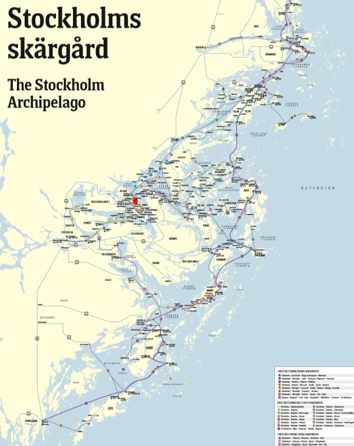 Sjönära Skarpö, Vaxholm, Stockholm, skärgården – bild 3 av 24