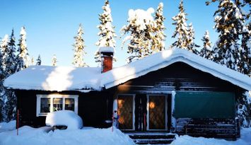 Mysig stuga snösäkra i Hemfjällstangen sälen