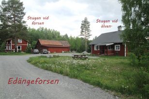 Cottage by the rapids near Järvsö