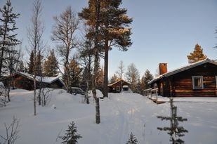 Stugor för uthyrning i Grövelsjön i norra Dalarna