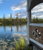 🌲Lugn och stillhet vid sjö i Lapplands-skogen
