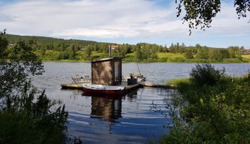 Vackert boende Järvsö, vedeldad bastu & isvak.