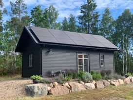 Nybyggt gästhus i fina Lunger!