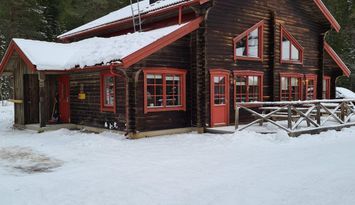 12 bäddars-stuga med ski-in/out eller bike-in/out