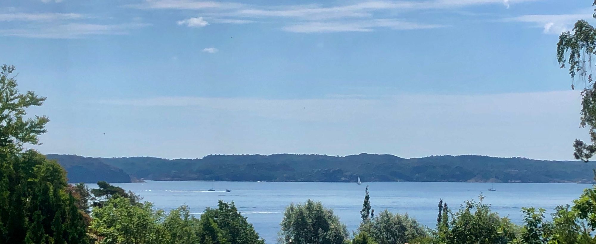 Enastående utsikt över Gullmarsfjorden vid Lysekil
