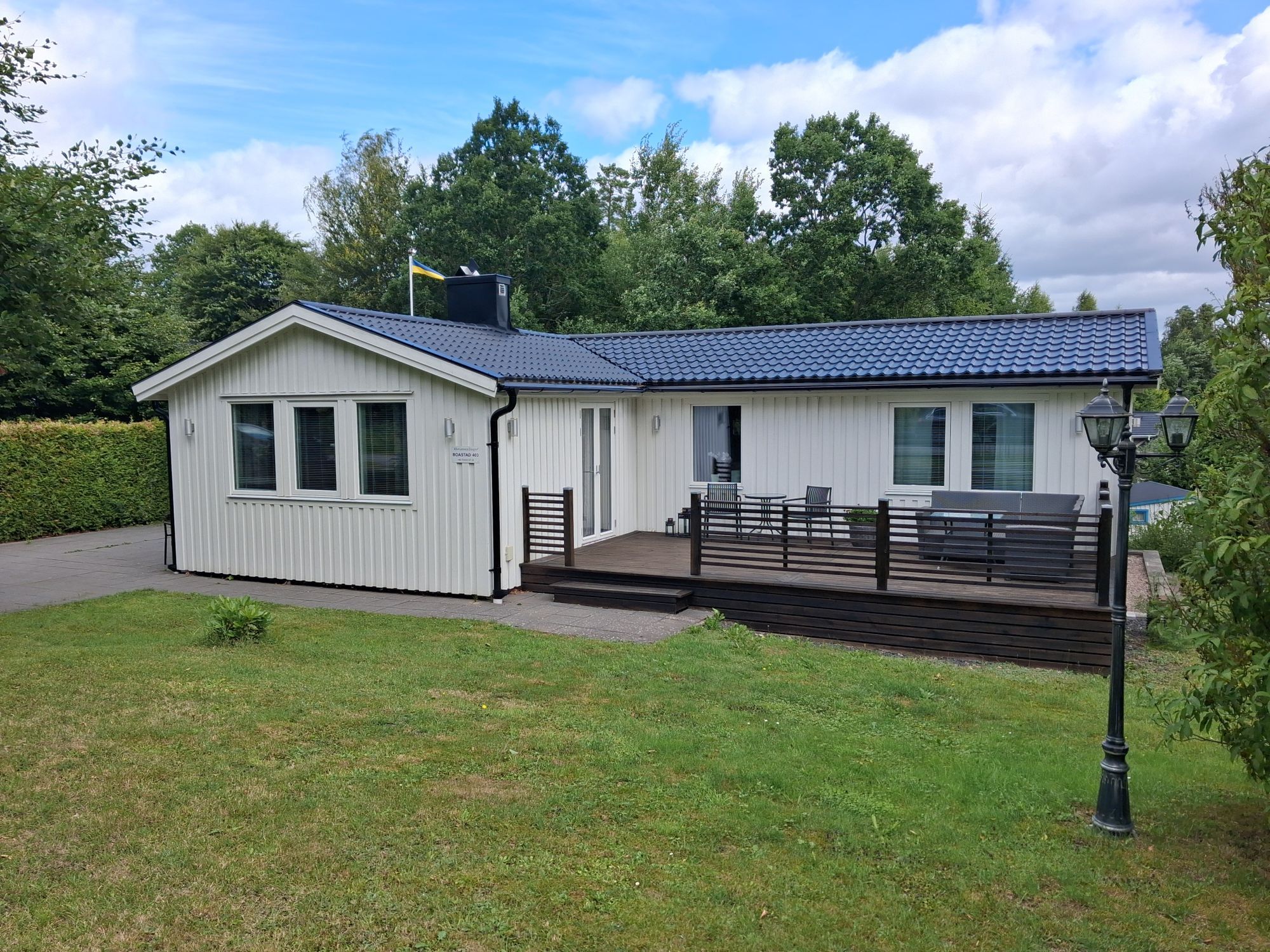 Naturnära semesterhus i Småland vid sjön Möckeln