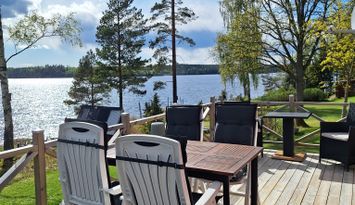 Stuga med egen strandtomt Östra Silen "Helges"