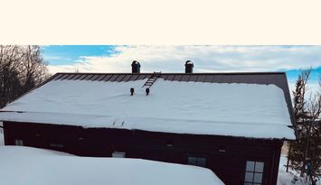 Nybyggd fjällstuga i Storlien