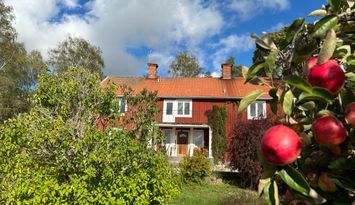 Stort hus på lantgård