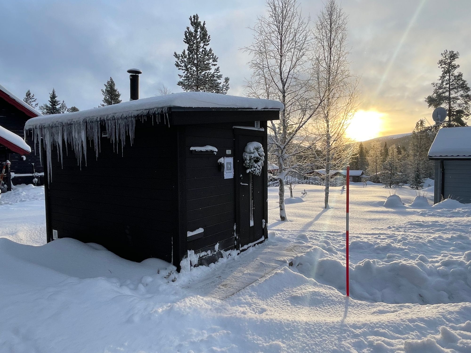 Fjällstuga: kamin & vedeldad bastu – bild 13 av 21