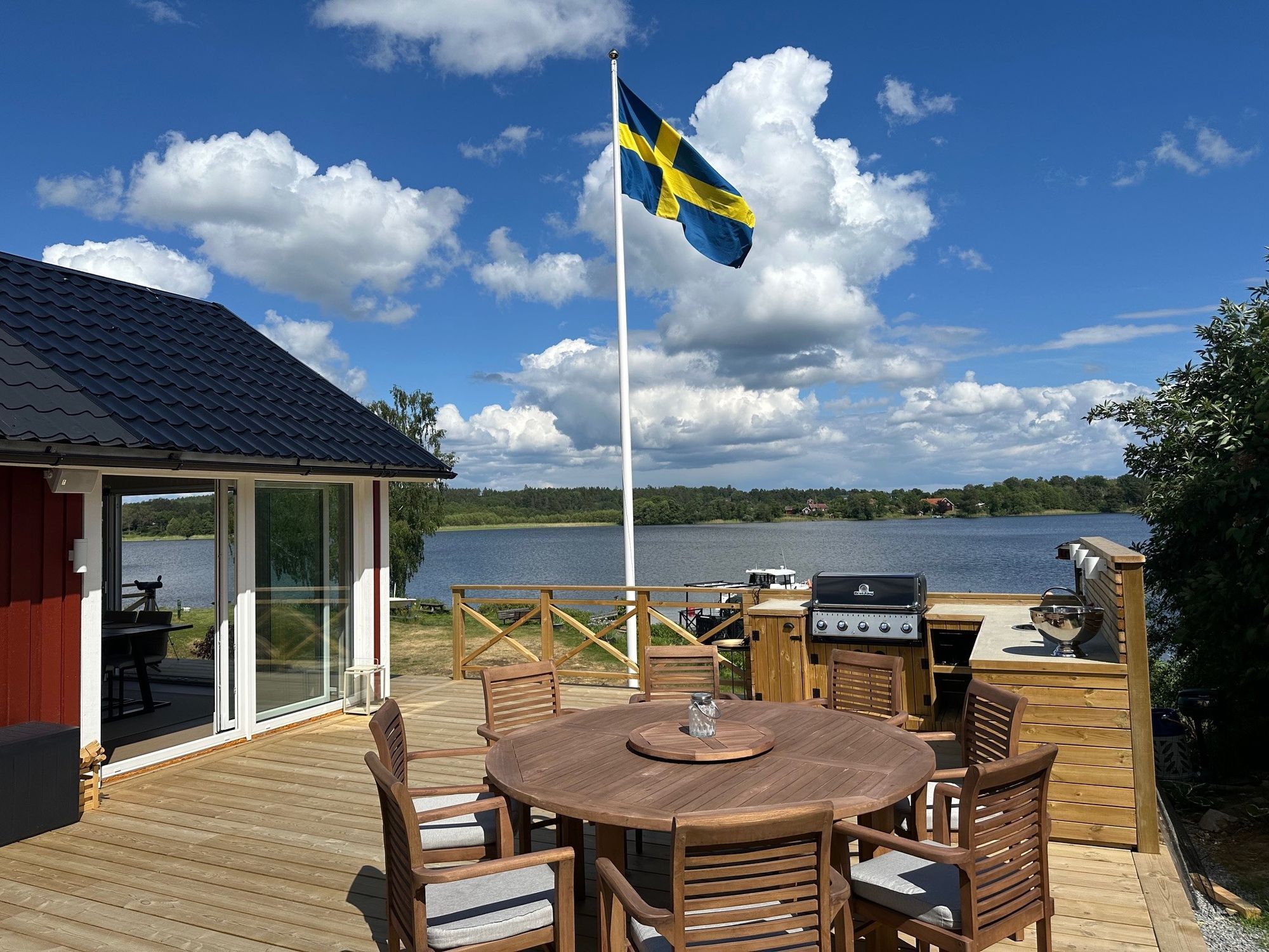Nyrenoverat sommarhus med fantastisk sjötomt