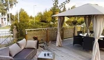 Fantastiskt hus med fina altaner