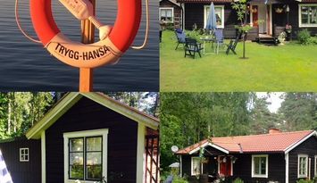 Mysig stuga på Yxlan i Roslagens skärgård